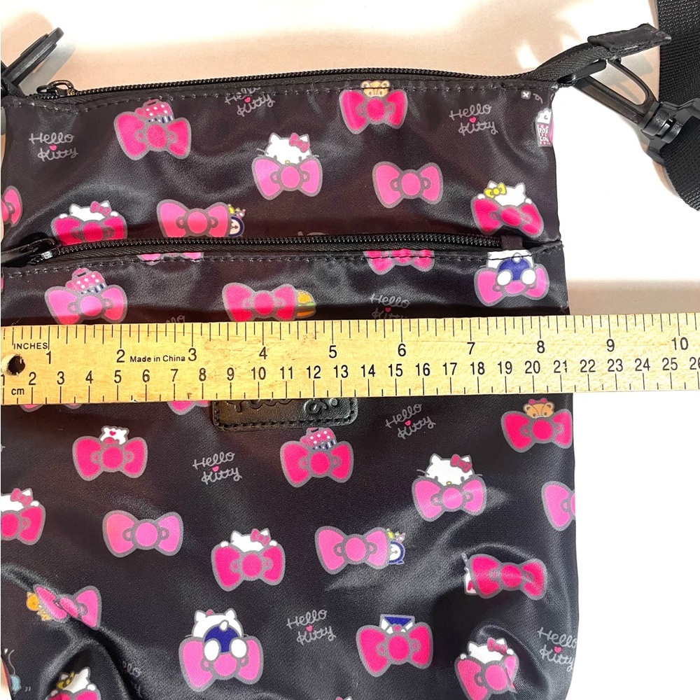 Hello Kitty Bow Crossbody Bag Soft Goth Travel Y2K - Picture 12 of 12
